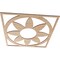 Ekena Millwork Blume Wood Fretwork Pierced Ceiling Medallion, Alder, 22"OD x 7 5/8"ID x 1/4"T CMWP22X22X0250BLAL - alternate 2